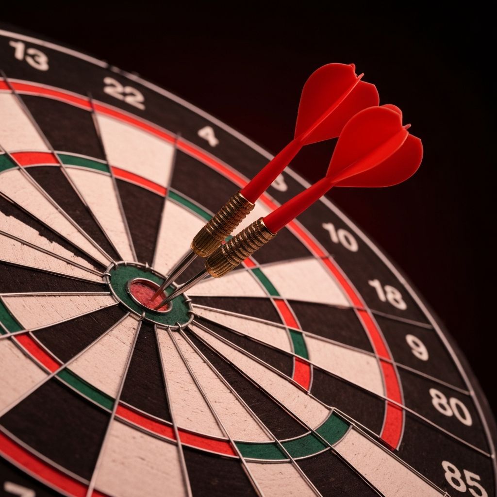 Darts táblák típusai és anyagai